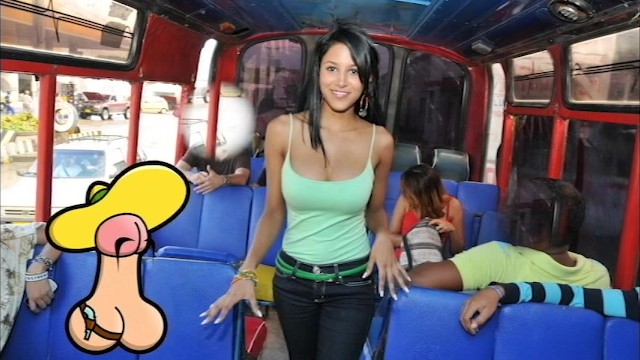 CULIONEROS – Young Colombian Babe Boards A Bus & Gets Fucked