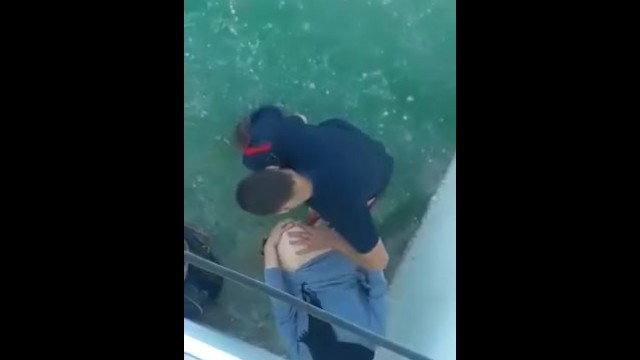 Hard fuck in public