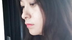 Pretty asian milf on chinese train