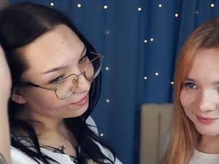 Claire and Ellie nude in hot sex Live chat