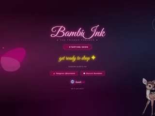 BambiInk nude in hot sex Live chat